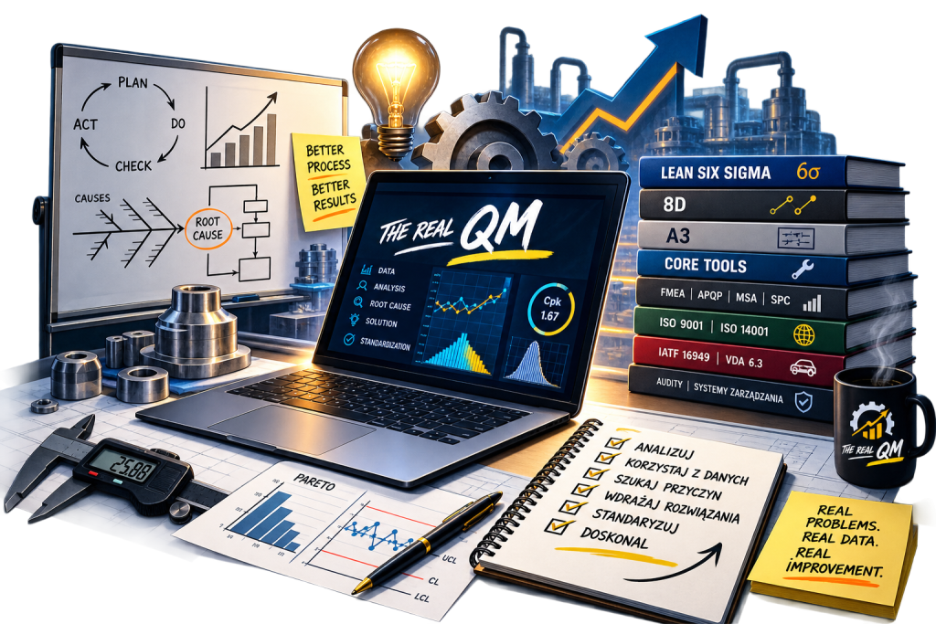 Narzędzia zarządzania jakością, Lean Six Sigma i doskonalenia procesów – The Real QM