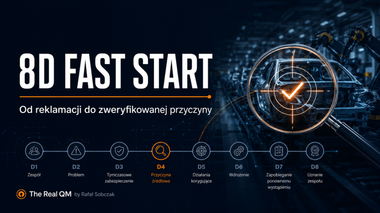 8D Fast Start – Od reklamacji do zweryfikowanej przyczyny