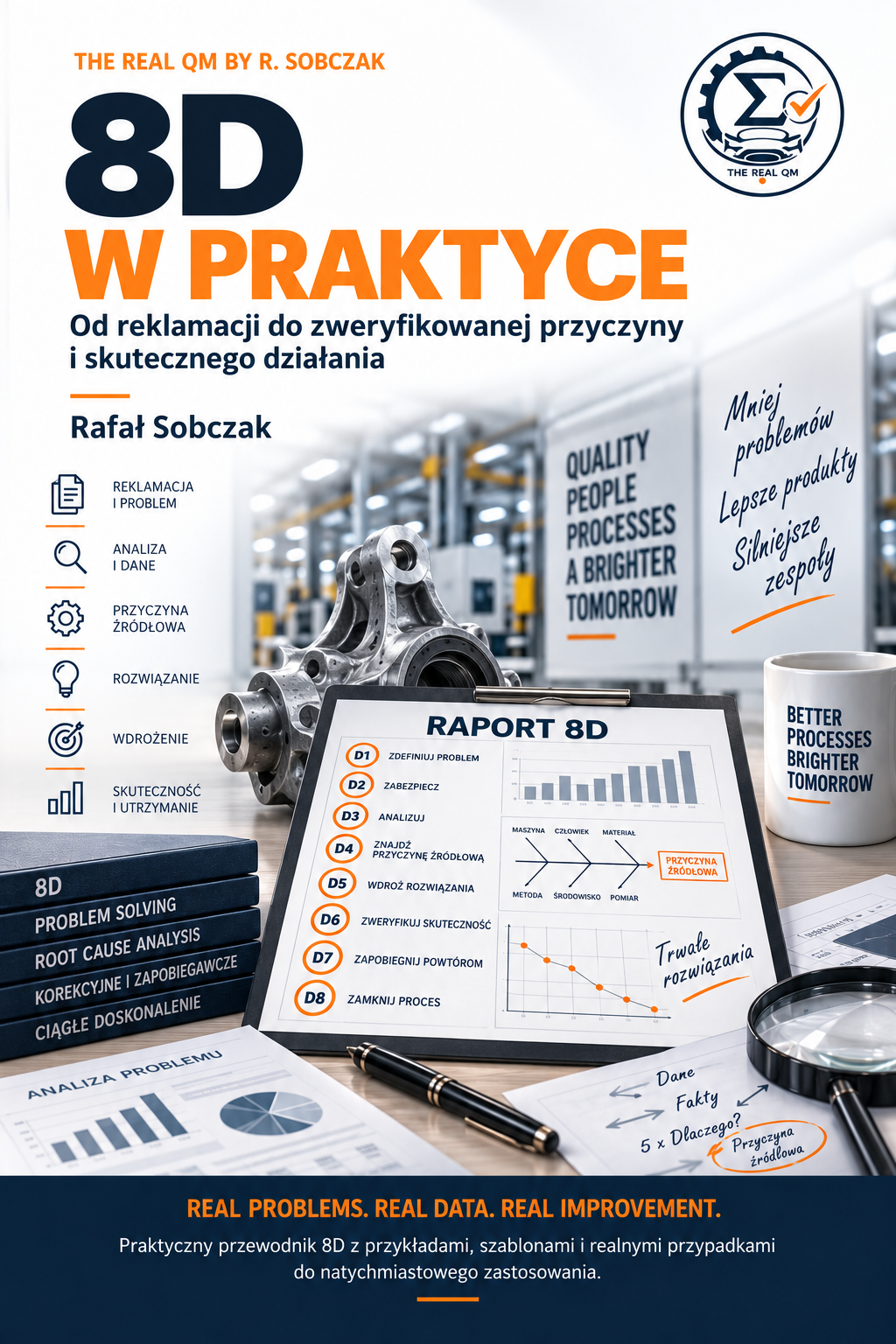 8D w praktyce. Od reklamacji do zweryfikowanej przyczyny i skutecznego działania.