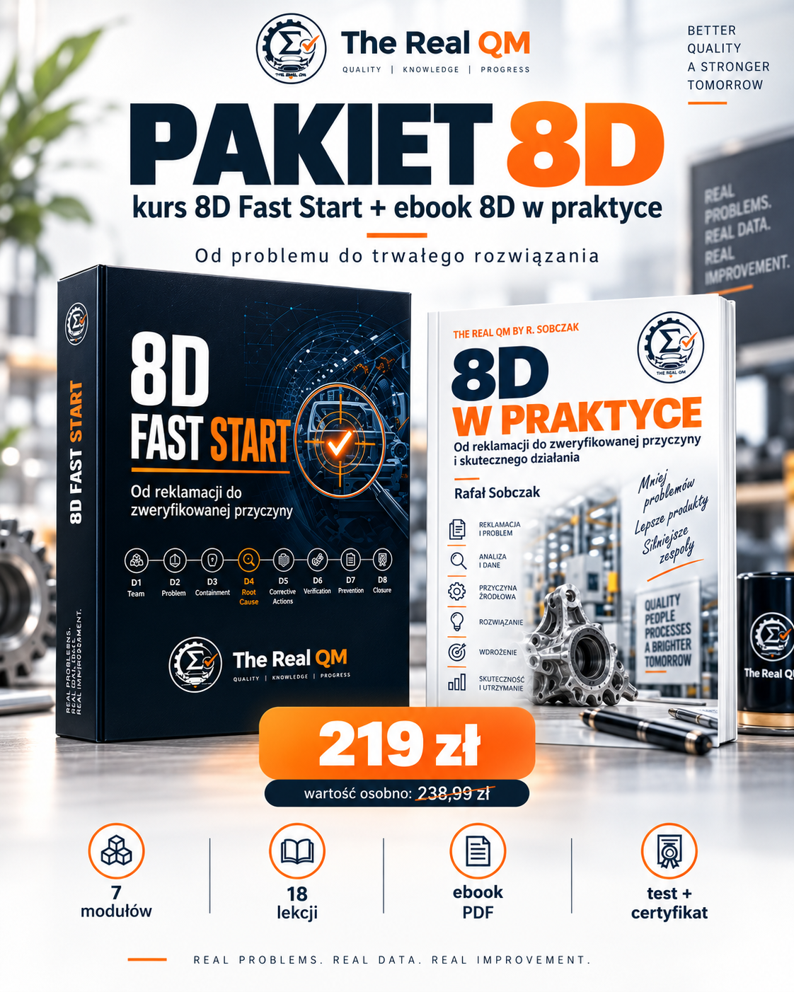 Pakiet 8D – kurs 8D Fast Start + ebook 8D w praktyce